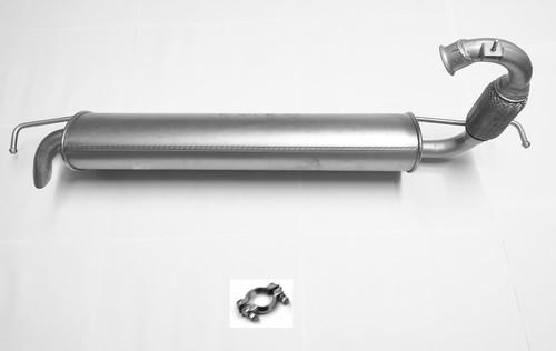 Auspuff endtopf für renault - auspuff,